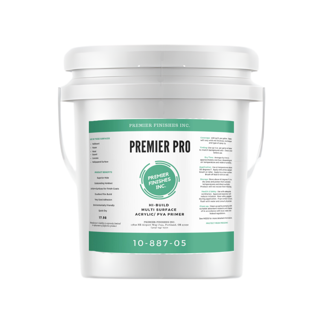 10-887 - PremierPro - High Build Multi-Surface Interior Primer (PICK UP ONLY)