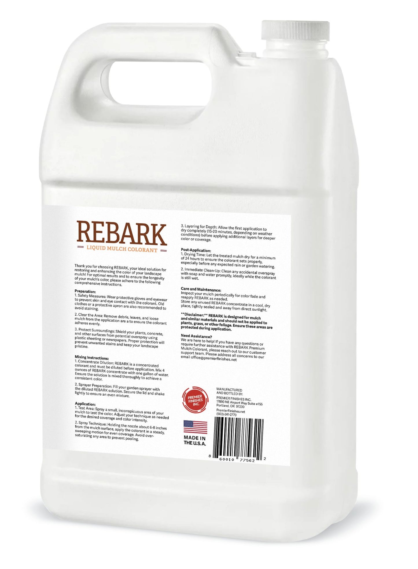 Rebark - Red Liquid Mulch Dye*
