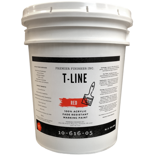 10-616  *  T-Line Marking Paint - Red (PICK UP ONLY)