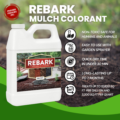 Rebark - Brown Liquid Mulch Dye*