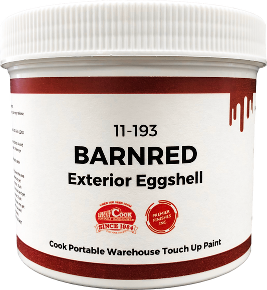 11-193 - 100% Acrylic Exterior - Eggshell - Barnred