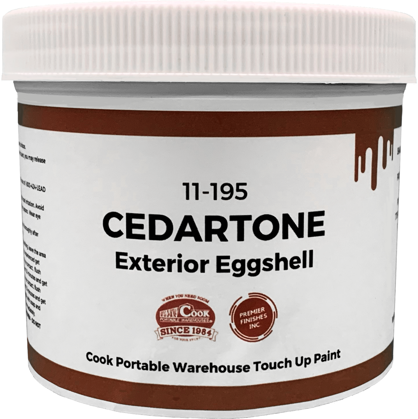 11-195 - 100% Acrylic Exterior - EggShell - CedarTone