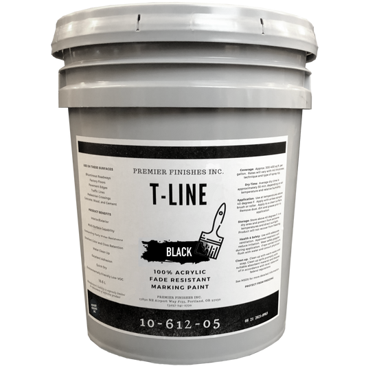 10-612  *  T-Line Marking Paint - Black (PICK UP ONLY)
