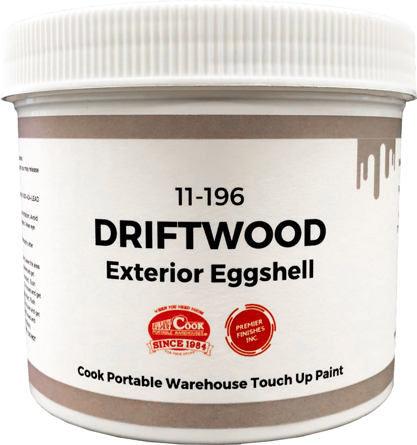 11-196 - 100% Acrylic Exterior - Eggshell - Driftwood