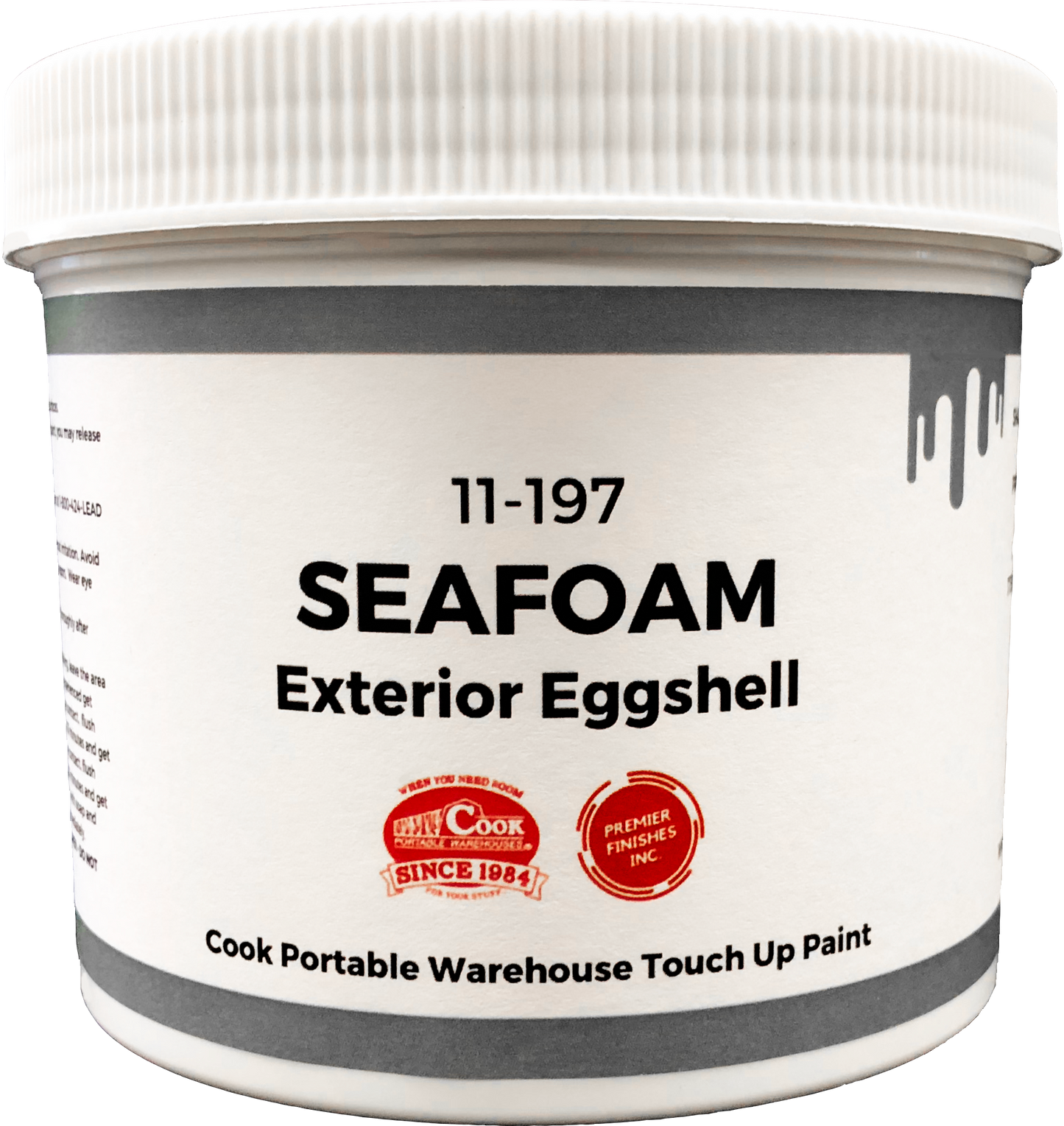 11-197 - 100% Acrylic Exterior - Eggshell - Seafoam