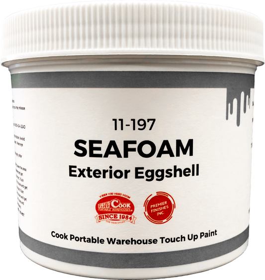 11-197 - 100% Acrylic Exterior - Eggshell - Seafoam